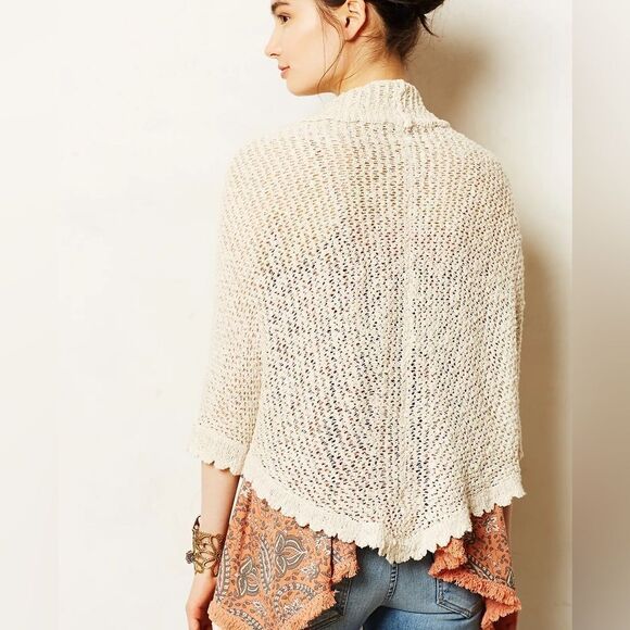 Anthropologie Angel of The North Nysa Shawl Cardigan - Picture 2 of 10